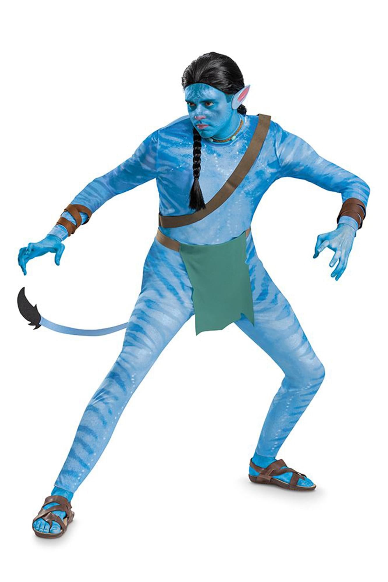 Avatar 2 Jake Sully Reef Look Classic Adult Costume | Large/ X-Large (42-46)