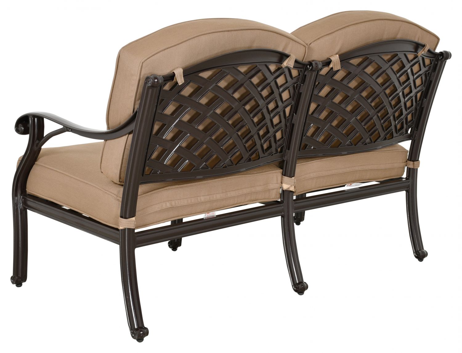 Savannah Outdoor Aluminum Loveseat