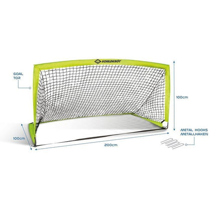 Football goal - Foldable - SCHILDKRÖT - XL - 200 x 100 x 100 cm