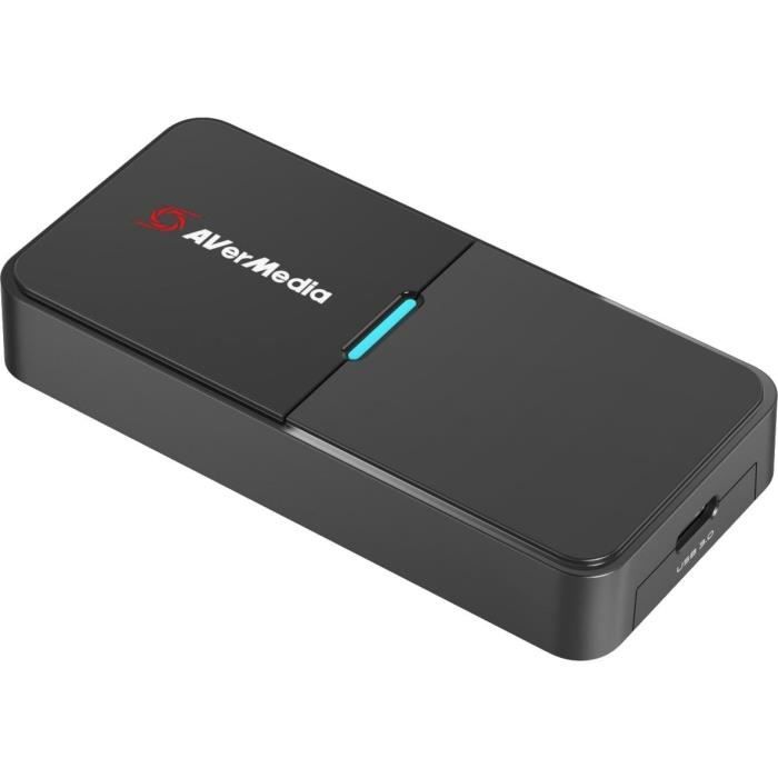 Acquisition Box - AVERMEDIA - Live Streamer CAP 4K BU113 - HDMI to USB3 - DSLR Compatible - Black Color