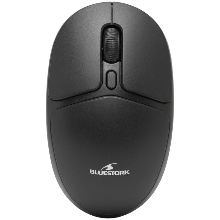Wireless Mouse - BLUESTORK - Office 25 - PC/MAC - Black - 2.4 GHz Connection - Long Battery Life