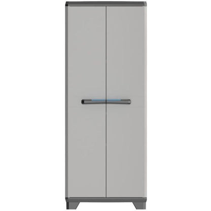 Keter | High linear wardrobe, black / gray / blue, 68 x 39 x 173 cm