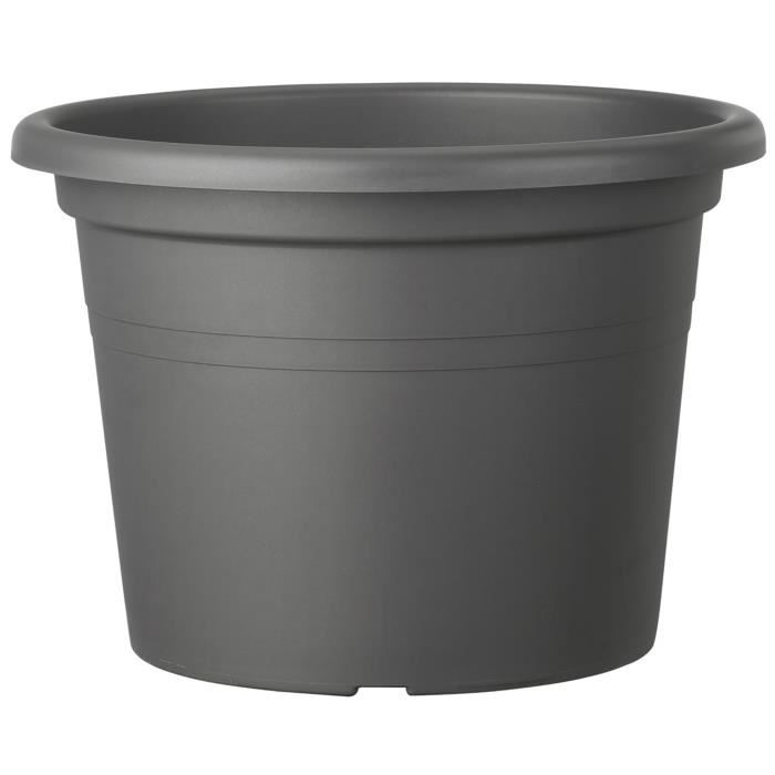 DEROMA Round flowerpot Day R Anthracite - 50 cm