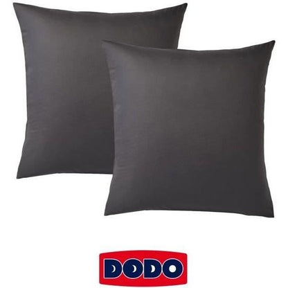 Set of 2 dodo pillowcases - Anthracite - 65x65 cm