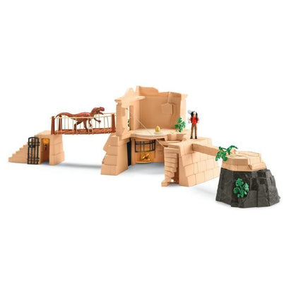Schleich 42657 Dinosaurs Lost Temple Adventures Playset, With Monolophosaurus Dinosaur Included, For Children Aged 5 and Up