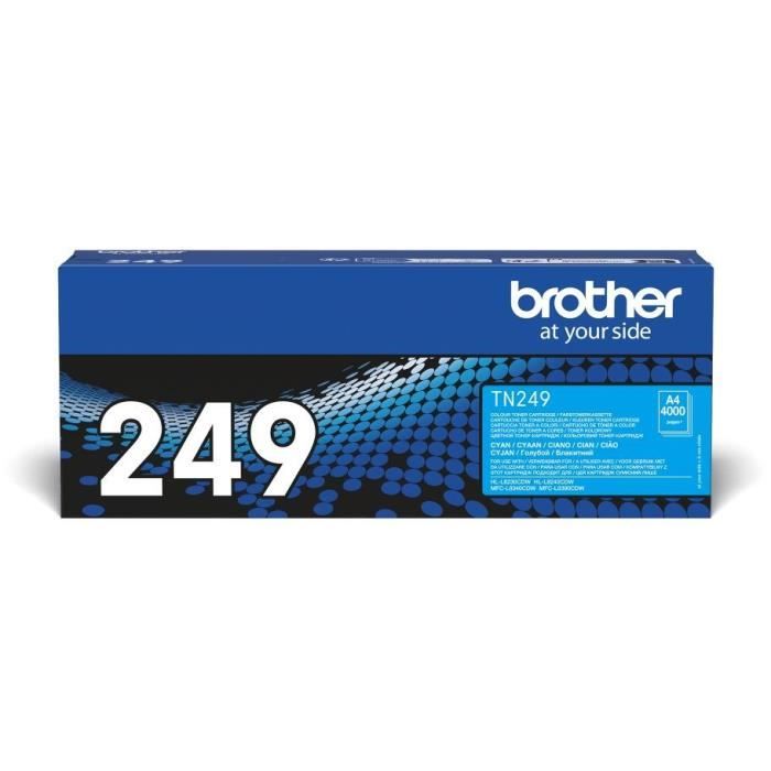 Very high capacity toner - BROTHER - TN249C - Cyan - 4000 pages