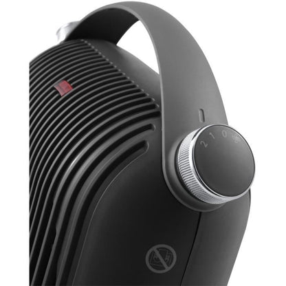 DELONGHI classic fan heater - 2400W - 2 heating stages - Adjustable safety thermostat - IP21