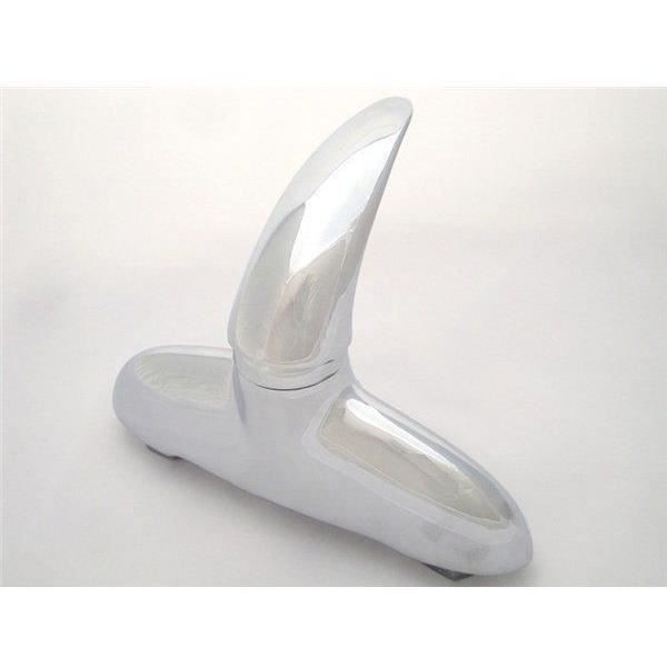 Rousseau Beverly kitchen mixer tap - without shower - chrome gray