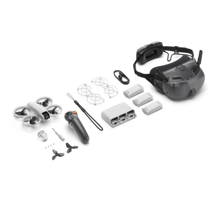 Drone - DJI - Neo Motion Fly More Combo - FPV Immersive Flight - RC Motion 3 - DJI Goggles N3 - 3 Batteries - Charging Hub