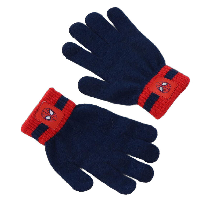 Marvel Spiderman winter set snood hat gloves