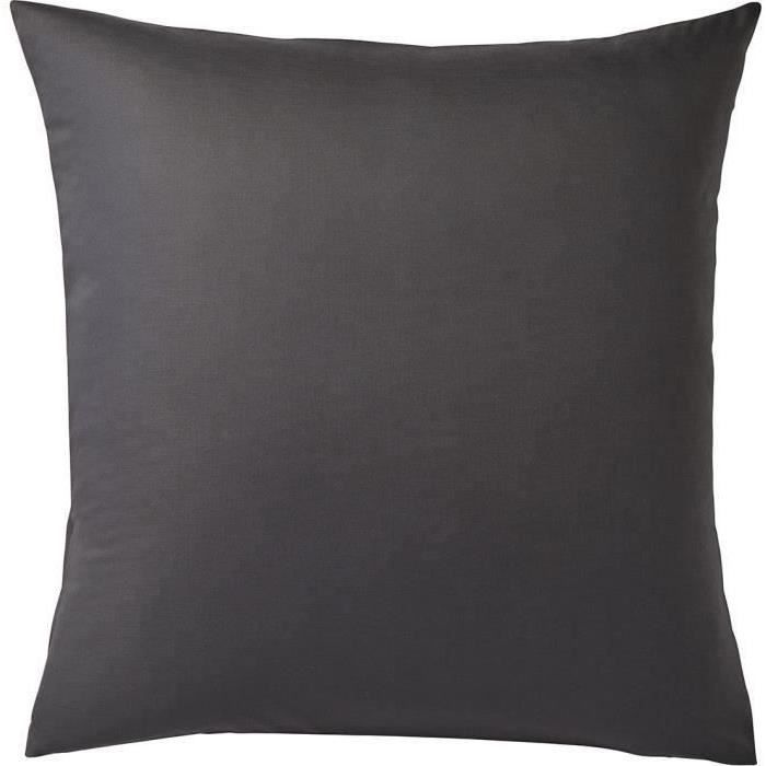 Set of 2 dodo pillowcases - Anthracite - 65x65 cm