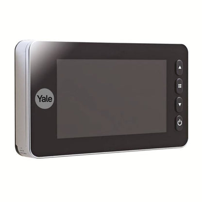 YALE Digital Peephole Photo / Video Recorder - 4.3 LCD Screen - For Door - Thickness 38-110 mm
