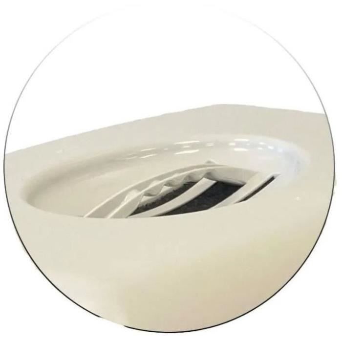 Pet design sacha toilet house - 56 x 40 x 39 cm - black and white - for cats