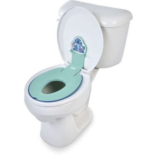 DISNEY BABY - STITCH - Universal adhesive children's toilet seat reducer, Quick installation
