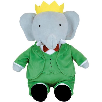 Soft toy - JEMINI - Babar Elephant Soft Toy +/- 40 cm - Soft plush toy - Ideal for creating stories and decorating the room!
