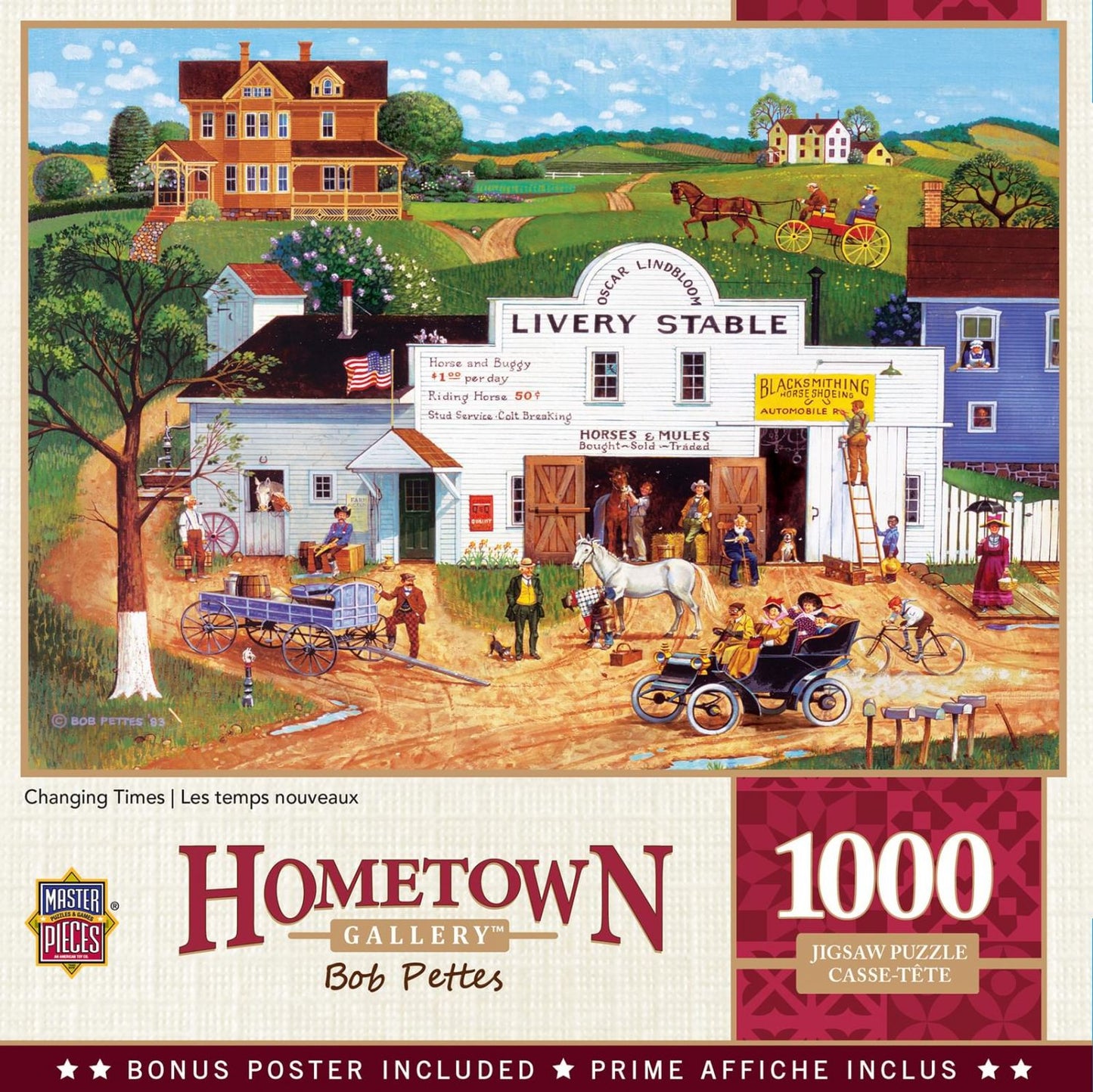 Hometown Gallery Changing Times 1000 Piece Jigsaw Puzzle