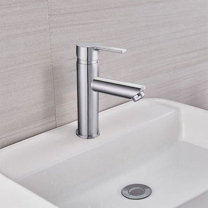 Washbasin mixer - EDOUARD ROUSSEAU - Dower - Ceramic cartridge Ø 35 mm - Eco-stop stop - Flow reducing aerator - Chrome