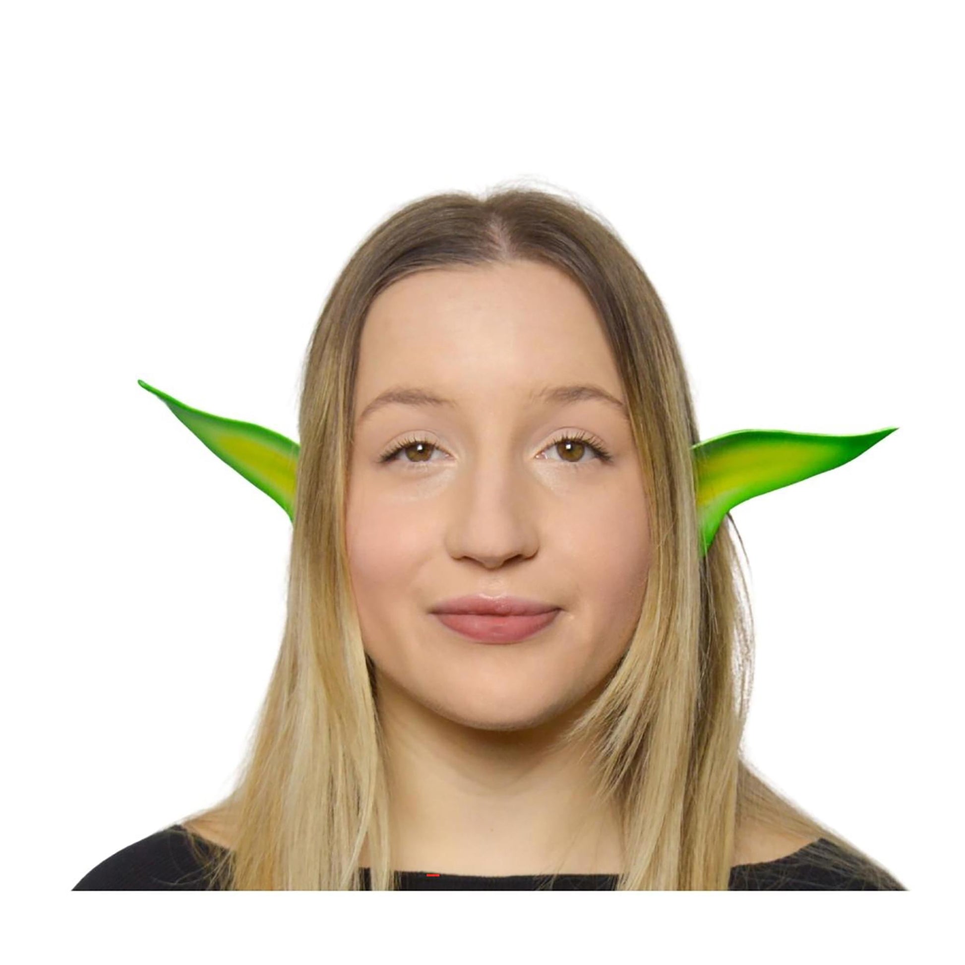 Green Latex Pixie Flexi Costume Ears | Adult One Size