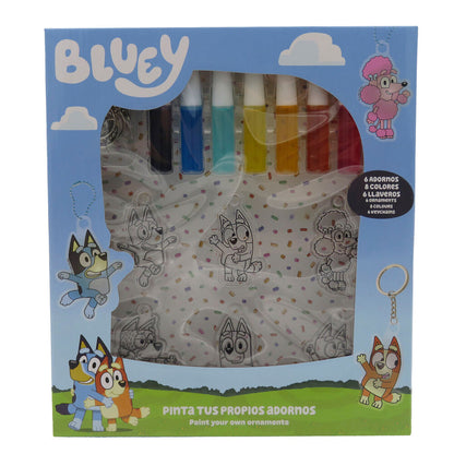 Bluey Colouring set decorative hangers