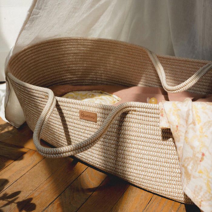 DOMIVA - Honey Moon Ecru woven bassinet