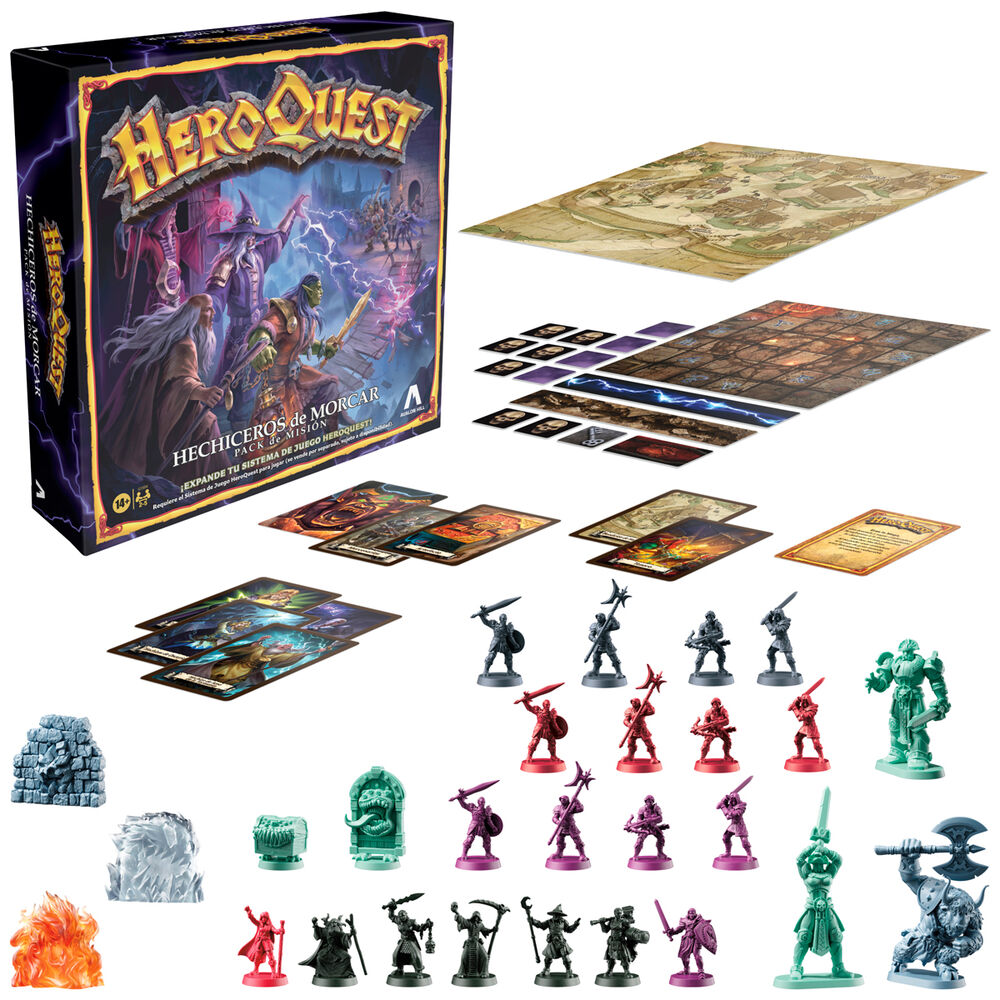 HeroQuest Wizard of Morcar Spanish board game