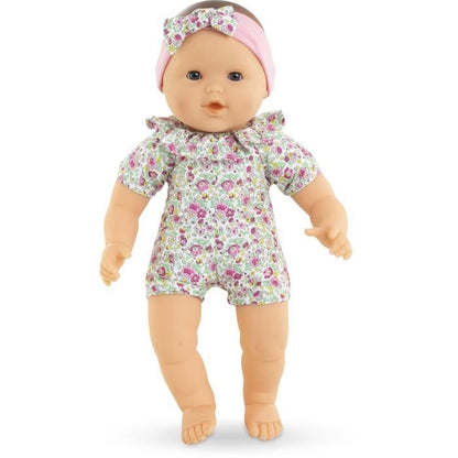 Large baby doll - COROLLE - My Adorable Large Flower Garden Baby Doll - 36 cm - from 2 years old