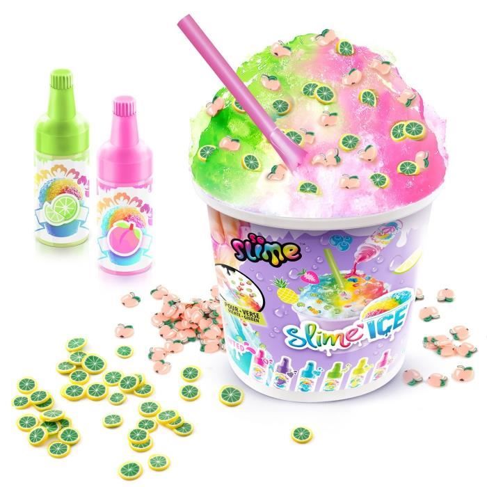 Canal Toys - SO SLIME DIY - Slime Ice Mega Cup - With 2 scented dyes, 1 spoon and decorations - SSC 300