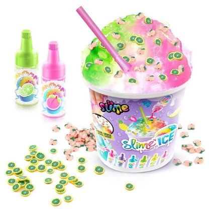 Canal Toys - SO SLIME DIY - Slime Ice Mega Cup - With 2 scented dyes, 1 spoon and decorations - SSC 300