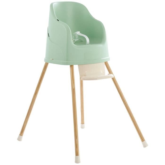 YOUPLA Thermobaby - Green Céladon Green High Chair - Made in France