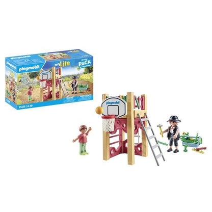 PLAYMOBIL 71475 Carpenter with play turret