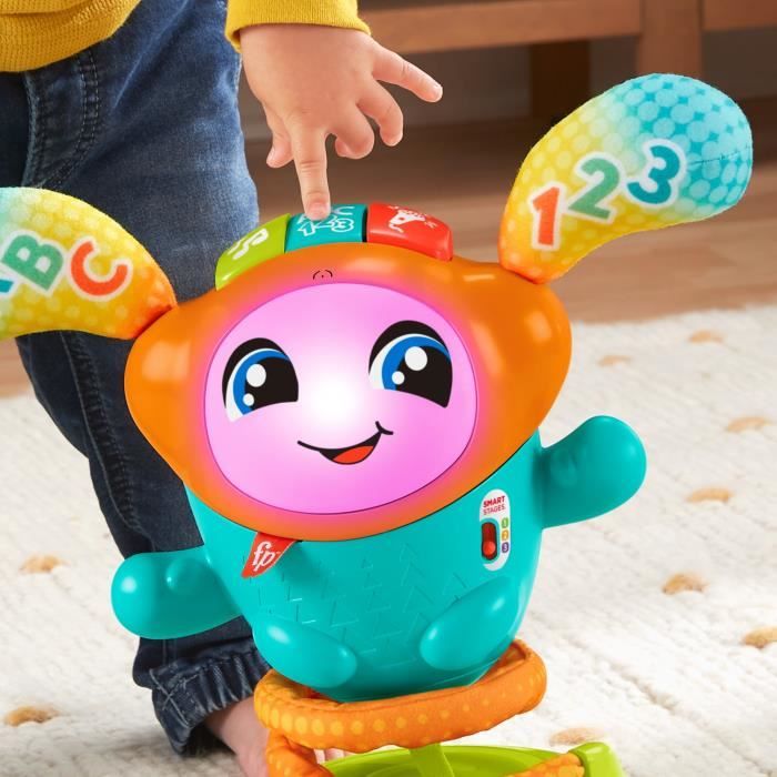 Fisher Price - DJ The Danseur robot has bounced - Wake -up toy 1st age - 9 months and more