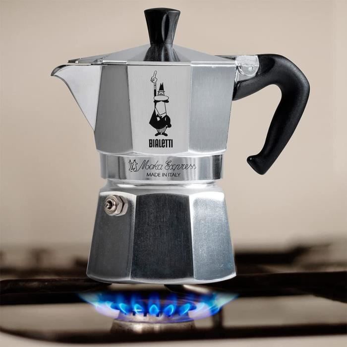 Italian coffee maker Bialetti - Moka Express - Aluminum - 4 cups