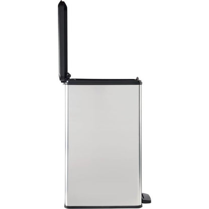 Slim Bin - SLIM BIN - CURVER - 40L - Space saving - 40 x 25 x 61 cm - Metallic grey