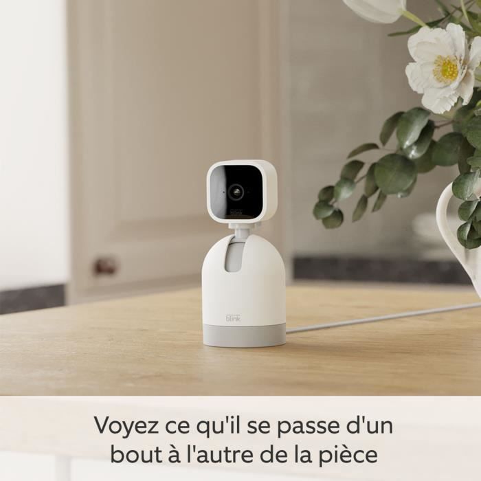 Mini Pan-Tilt Camera - BLINK HOME SECURITY - White