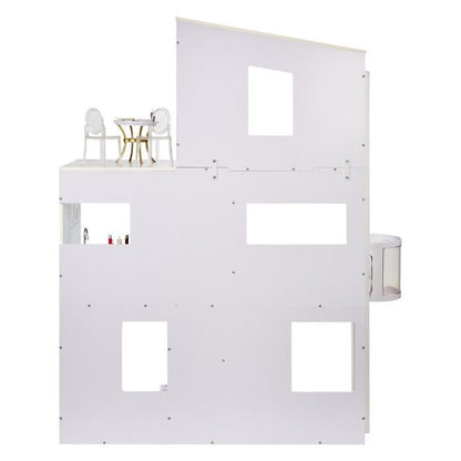 Rainbow High Townhouse - Wooden house 3 floors and 6 rooms - Functional elevator and mobile furniture