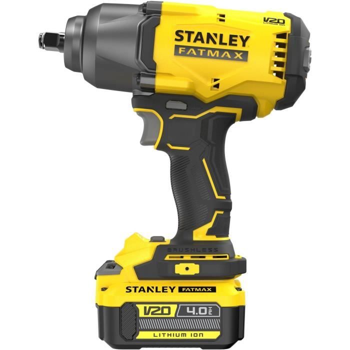 Impact wrench - STANLEY FATMAX V20 - SFMCF940M1-QW - 1/2 Brushless 950 Nm - Lithium 18V - 1 Battery 4Ah