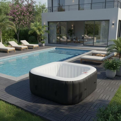 SUN SPA Square inflatable inflatable spa - 6 people - 1, 85 x H 0, 65 m