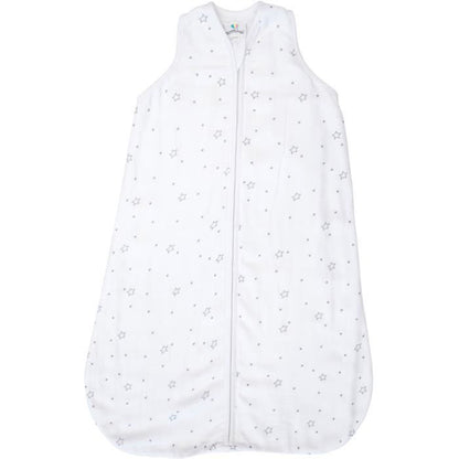DOMIVA Bamboo muslin sleeping bag - 0-6m 70cm - Star print