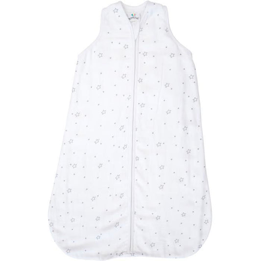 DOMIVA Bamboo muslin sleeping bag - 0-6m 70cm - Star print