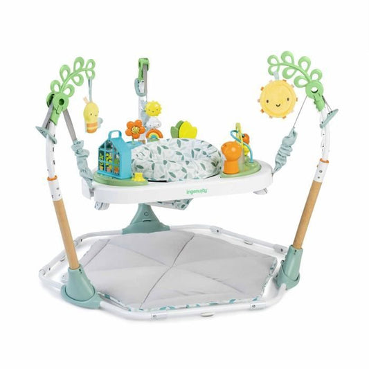 INGENUITY 6-in-1 Baby Bouncer Aid: Transforms into a Play Mat, Children's Teepee, Activity Table, Removable Toys
