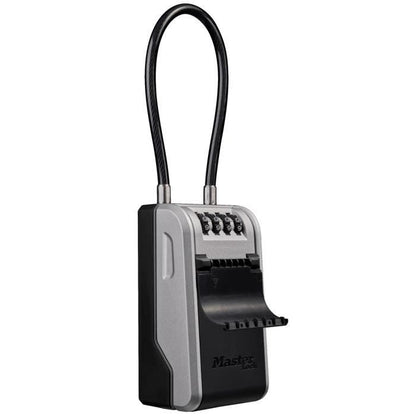 MASTER LOCK - Exterior key box with handle - New design - Large Capacity - High Security - 19.6 x 7.6 x 5.6 cm