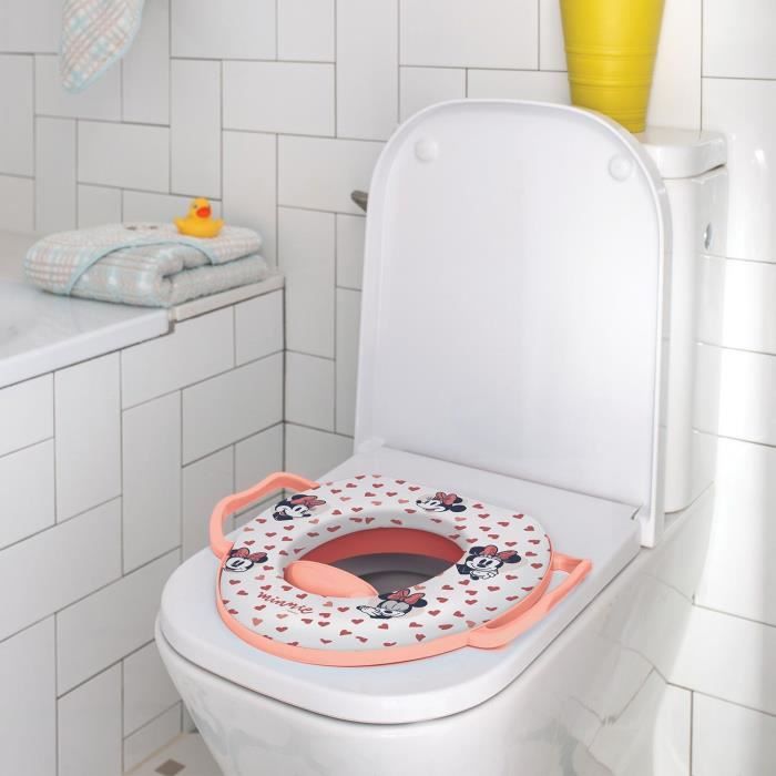 COMFORT TOILET REDUCER WITH MINNIE HANDLES