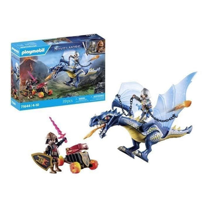 PLAYMOBIL 71644 Fighters with dragons and cannon, Novelmore, Dragon, 39 pieces, Ages 4 and up