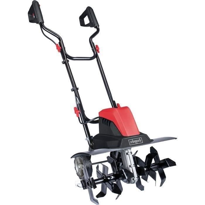 SCHEPPACH Electric Tiller MTE460 - 2 hp - 1500 W - Black and red