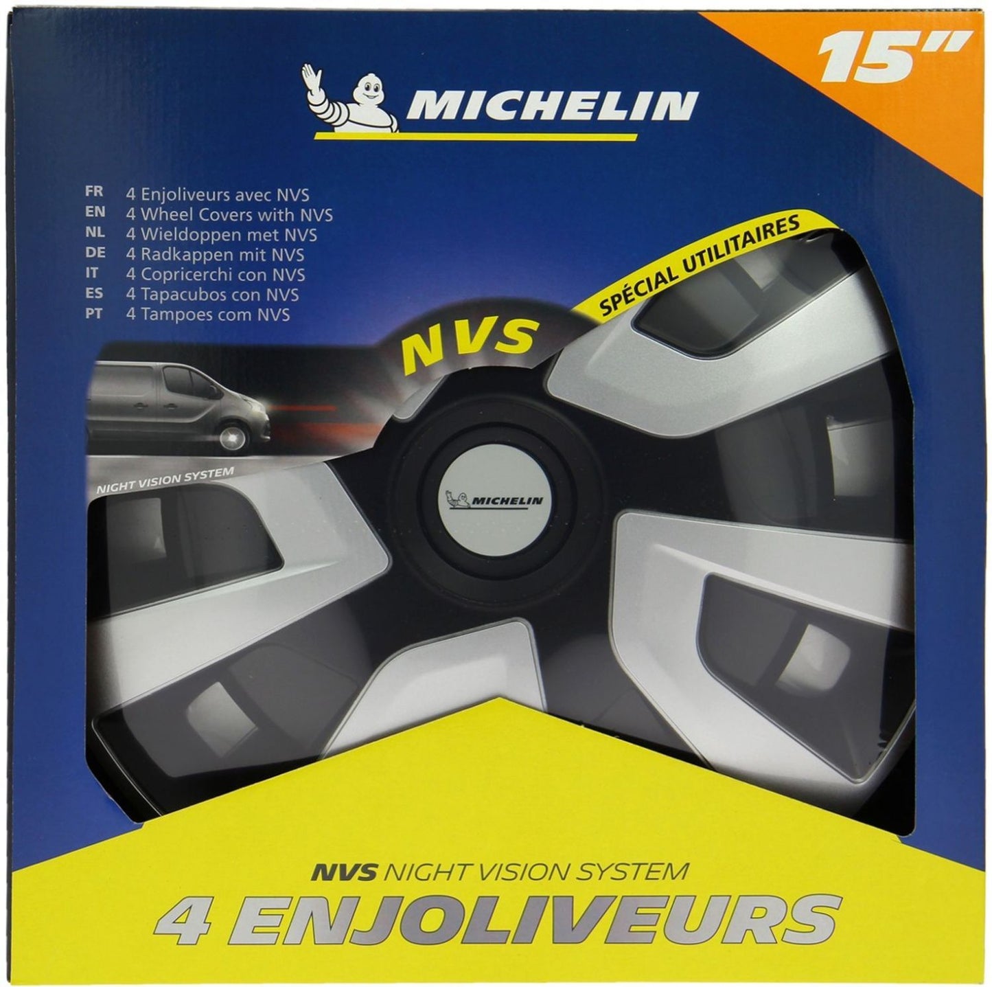 MICHELIN Set of 4 wheel trims - 15 - NVS special utilities