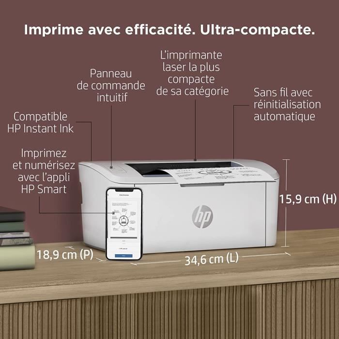 HP LaserJet M110w black and white laser single function printer