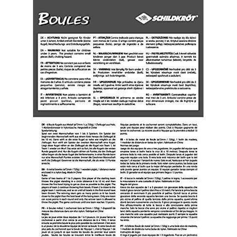 Schildkrot Funsport Petanque Ball Set Silver and Black - 4000885700084