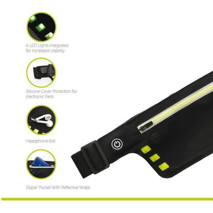 Running belt - SCHILDKRÖT - Wheel Bee Running Waistbag Night Runner LED-Light