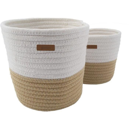Storage baskets - DOMIVA - Honey Moon - Woven cotton