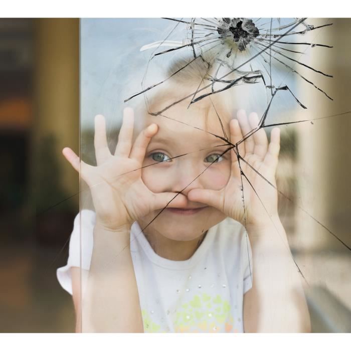 Adhesive Film for Windows - EASY PROTEC - 100 x 90 cm - Safety